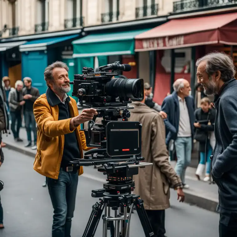 Visual representation of "location" - In film making, a place out of studio where scenes are shot