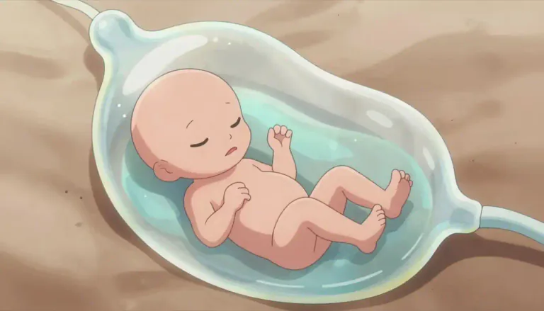 Visual representation of "amnion" - The amnion is a thin membrane that forms a sac around the embryo and contains amniotic fluid, providing a protective environment for the developing fetus.