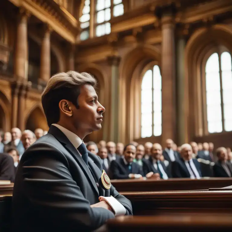 Visual representation of "parliamentarian" - A person who is a member of a parliament, particularly a member of the House or Senate.