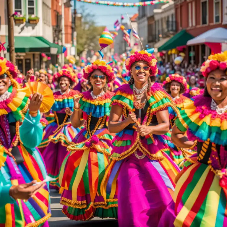 Visual representation of "splendour" - A splendid display or procession.