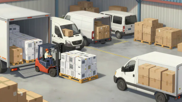 Visual representation of "wholesale" - The selling of goods in large quantities to be retailed by others.