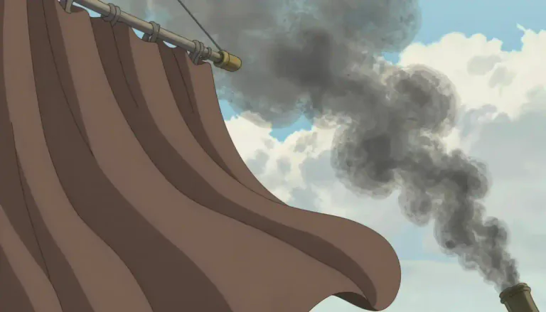 Visual representation of "billow" - To swell or puff up, generally related to smoke, fabric, or clouds.