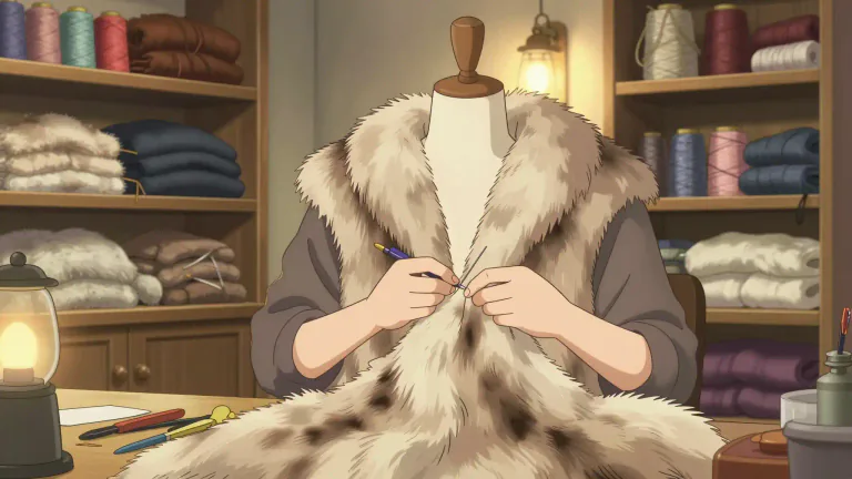 Visual representation of "furrier" - A person who makes, repairs, or sells fur goods.