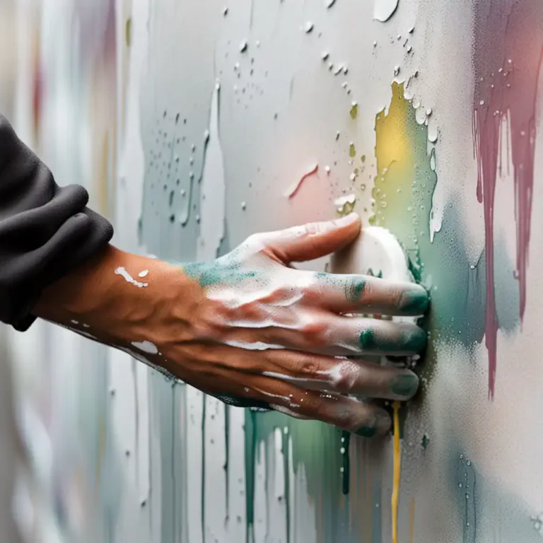 Visual representation of "touch on" - Make physical contact with something lightly or briefly