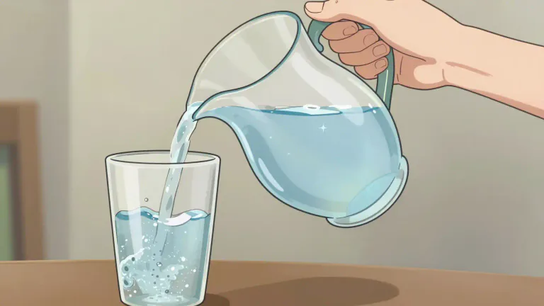 Visual representation of "fill" - To put something into a container, area, etc. until it is full.