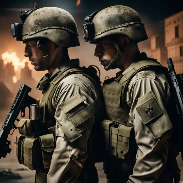 Visual representation of "combat" - A fight or battle