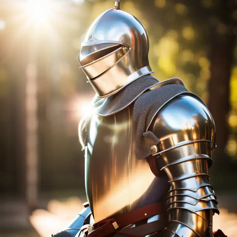 Visual representation of "panoply" - A full suit of armor