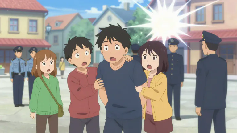 Visual representation of "shock" - A sudden upsetting or surprising event or experience.