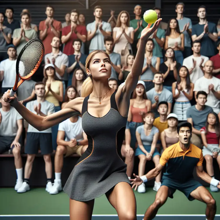 Visual representation of "ace" - In tennis, a serve that the opponent fails to hit.