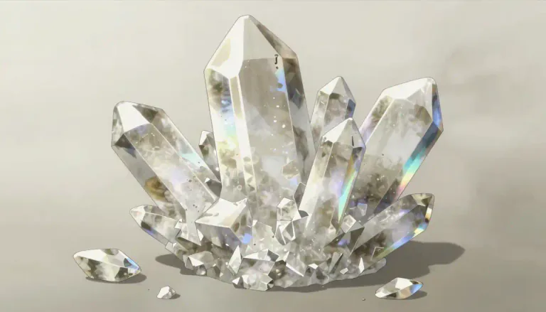Visual representation of "bismuth" - A shiny, grayish-white metal that is brittle and used in various things including cosmetics, medicines and alloys.