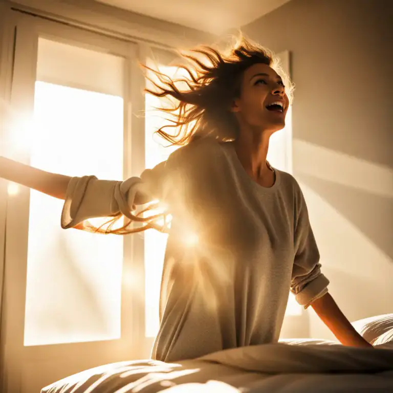 Visual representation of "leap" - To move or act energetically and rapidly