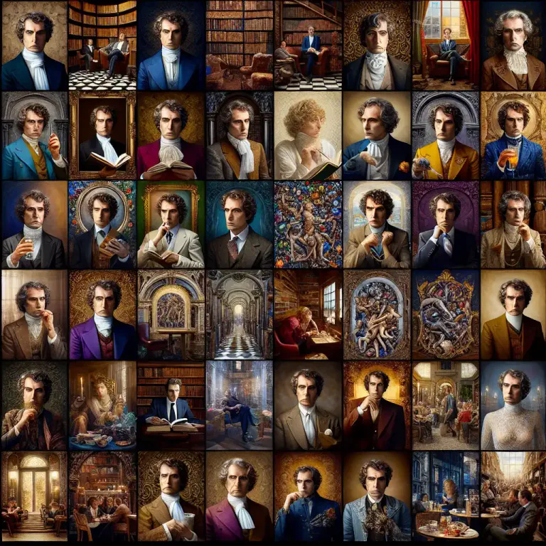 Visual representation of "multifaceted" - Showing many different sides of a personality or character