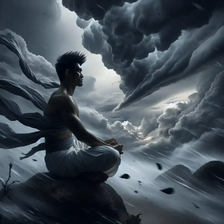Visual representation of "accept" - to endure a difficult or unpleasant situation