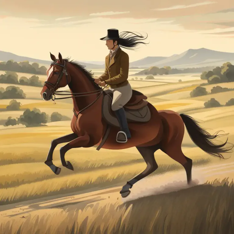 Visual representation of "give somebody their head" - To loosen the reins of a horse, allowing it to move freely.