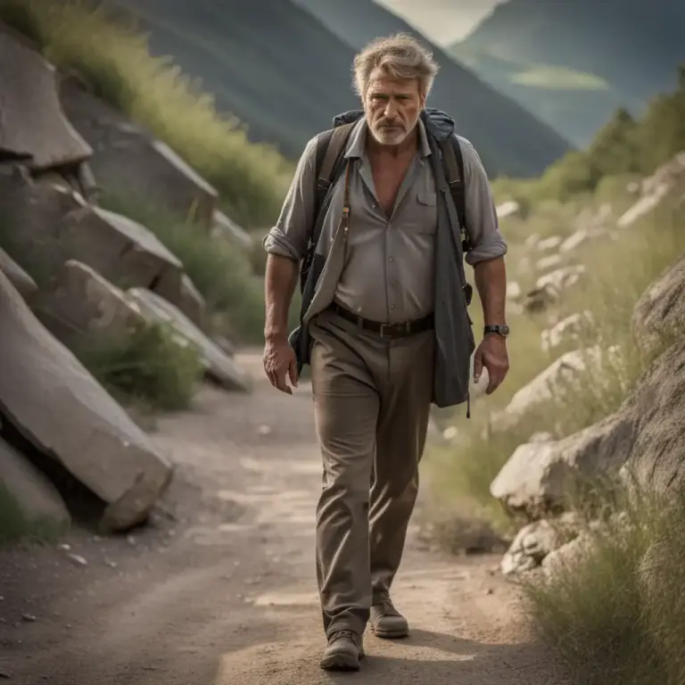 Visual representation of "huskily" - In a strong, robust, or ruggedly manner