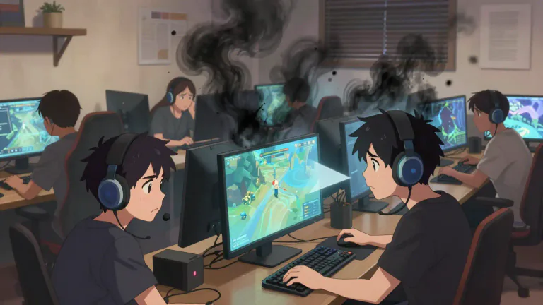 Visual representation of "toxicity" - In gaming, the negative behavior or attitudes of players that ruin the enjoyment of the game