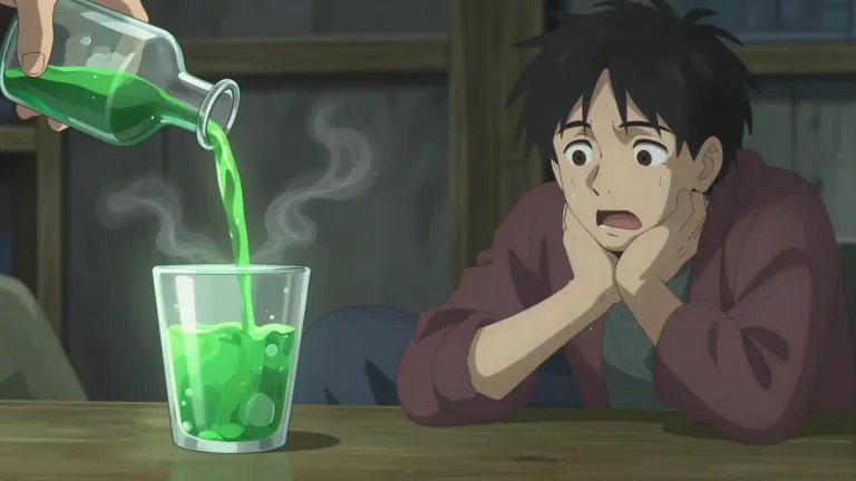 Visual representation of "poison" - A substance that can cause sickness or death if it enters the body.