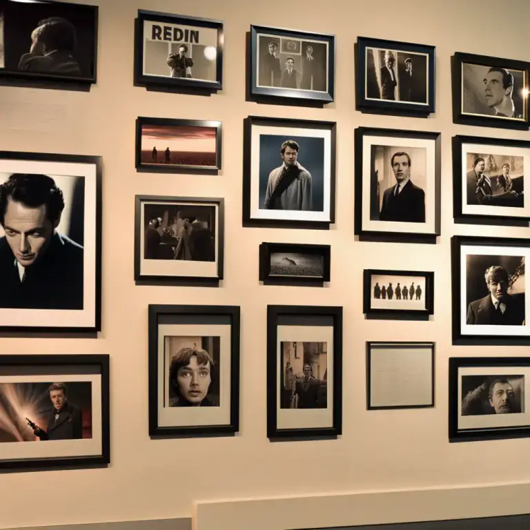 Visual representation of "still" - A single shot from a film, used as a static image for promotional purposes or as a reference point.