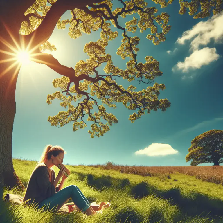 Visual representation of "noontide" - The middle of the day, often referred to as midday or noon.