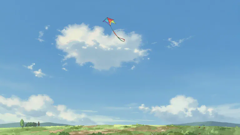 Visual representation of "high" - At a great vertical distance above the ground or another point of reference.