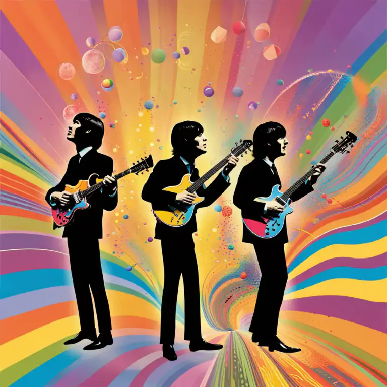 Visual representation of "psychedelic" - A style of music that is inspired or influenced by psychedelic culture and attempts to replicate and enhance the mind-altering experiences of psychedelic drugs.