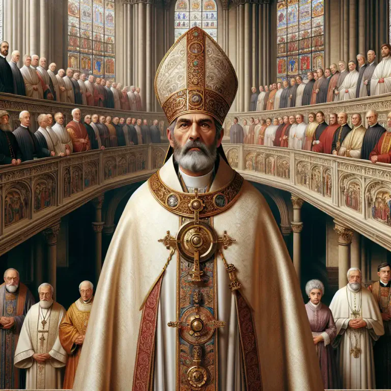 Visual representation of "primacy" - In Christianity, it refers to the superiority that a leader or institution has over others.