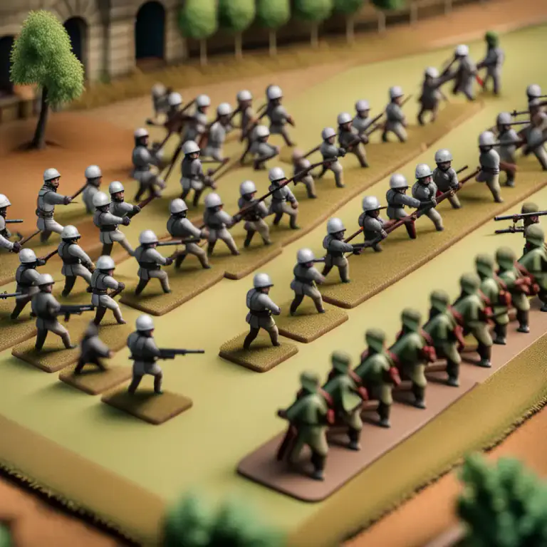 Visual representation of "flank" - In military terms, the side of a military or naval formation