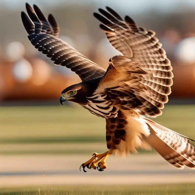 Visual representation of "fiscal" - A type of bird, a hawk, that is used in sports.