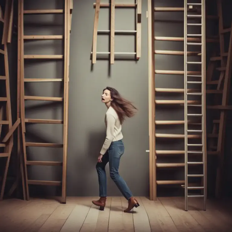 Visual representation of "mind out" - To be careful or pay attention to something to avoid danger or trouble