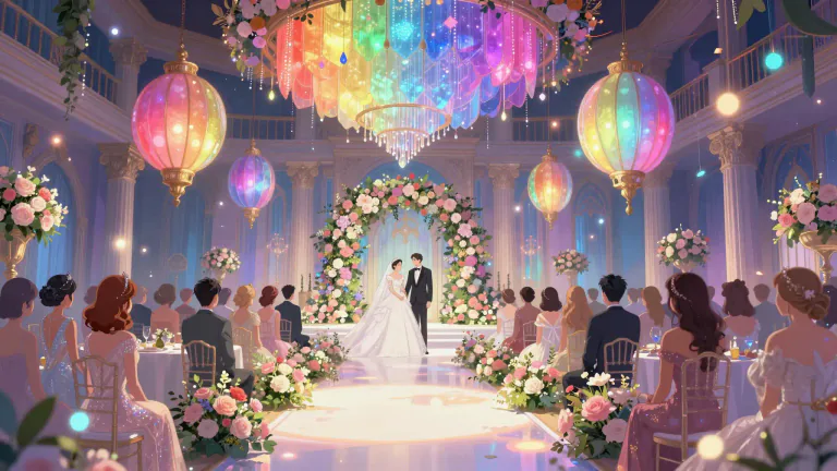 Visual representation of "splendiferous" - Very impressive, magnificent or splendid