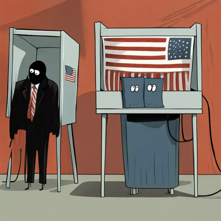Visual representation of "suborn" - To use underhanded means to achieve something.