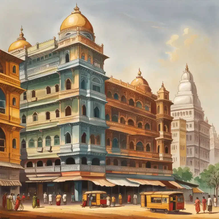 Visual representation of "madras" - An old name for Chennai, a city in India.