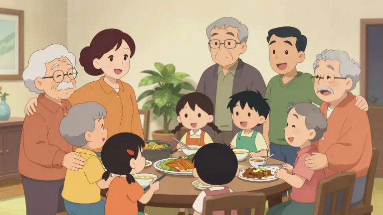 Visual representation of "kin" - People who are related to you by blood or marriage