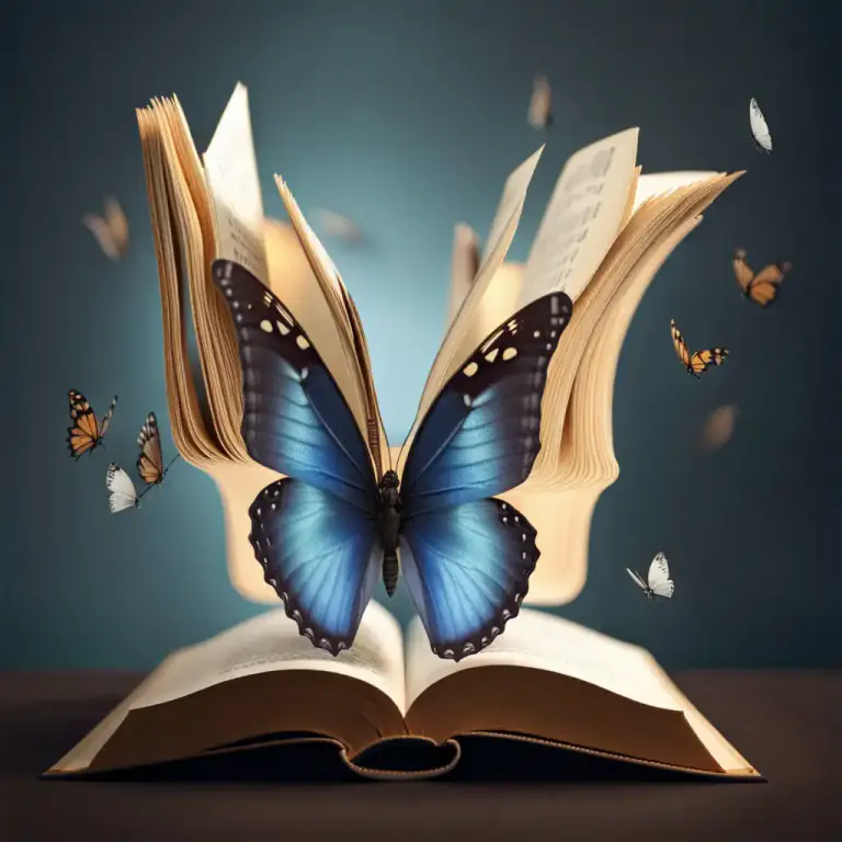 Visual representation of "conceit" - A clever or surprising comparison or idea