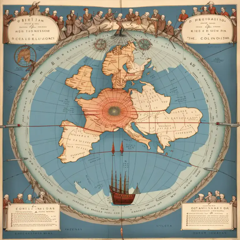 Visual representation of "imperialism" - The policy or viewpoint of extending the rule or authority of an empire or nation over foreign countries.