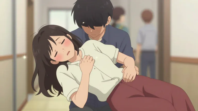 Visual representation of "swoon" - To faint from extreme emotion