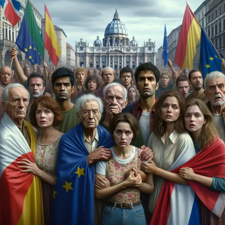 Visual representation of "nation" - The people of a country, especially when they are considered as a unit because of their shared culture or history