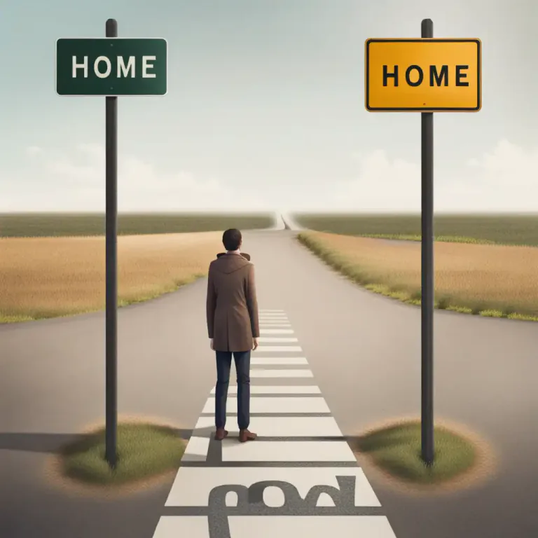 Visual representation of "depending on" - Used to say that something can be different because of someone's decision or choice