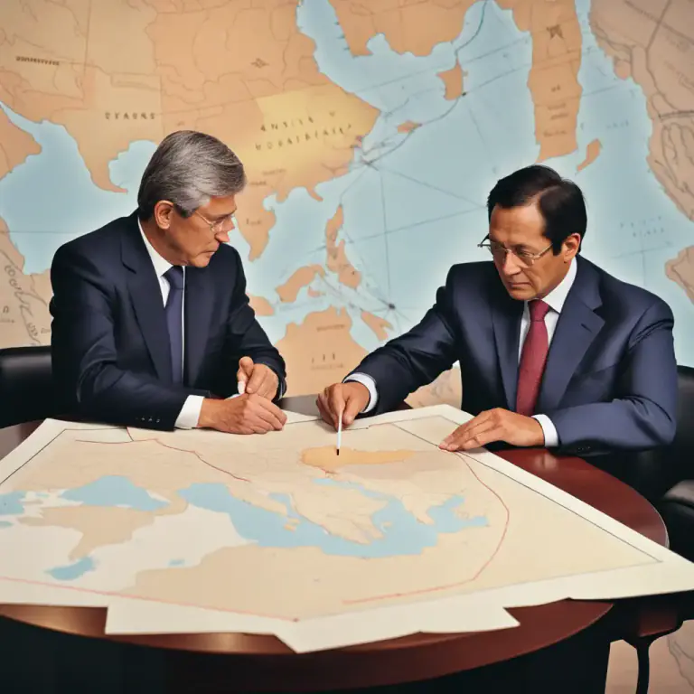 Visual representation of "condominium" - A system of government or a relationship between countries where they agree to share powers in specific areas while remaining independent