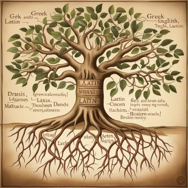 Visual representation of "derive from" - To originate or come from a certain source