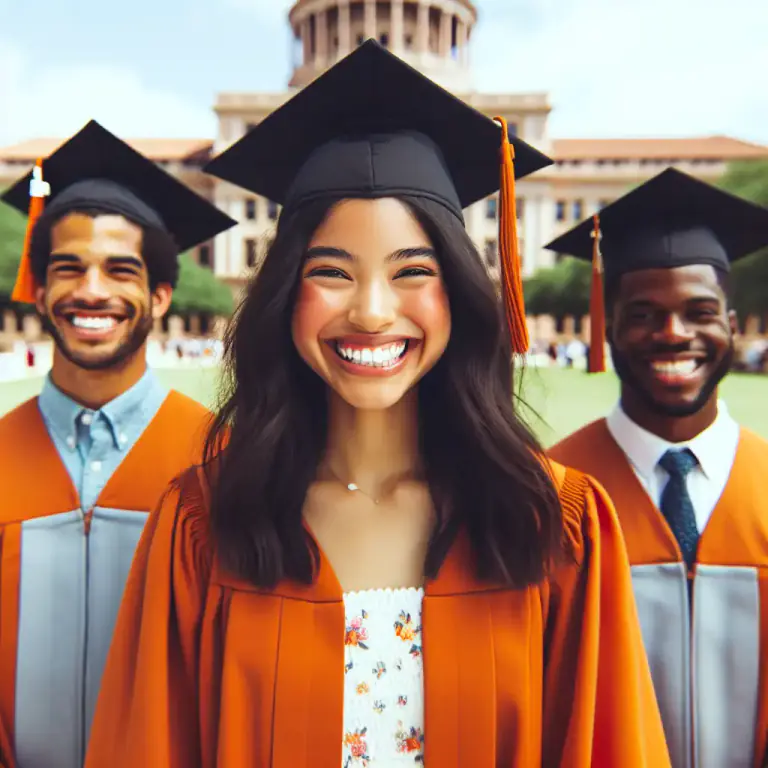 Visual representation of "longhorn" - A student or graduate of the University of Texas