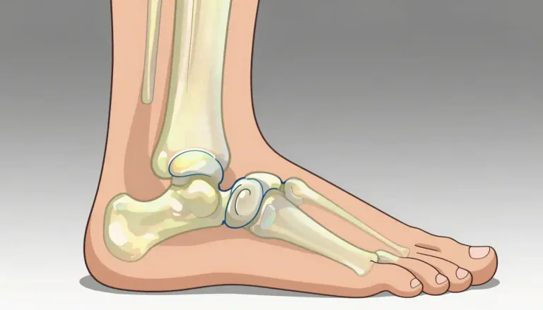 Visual representation of "calcaneal" - Relating to the heel bone in humans or animals.