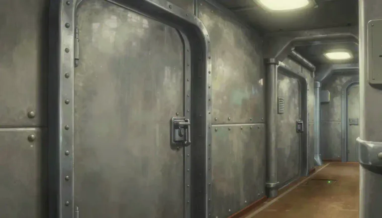 Visual representation of "bulkhead" - A wall or partition inside a ship, airplane, or vehicle.