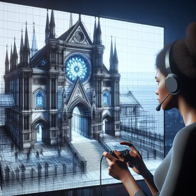 Visual representation of "camera" - In computer graphics, a virtual viewpoint from which visual media is rendered
