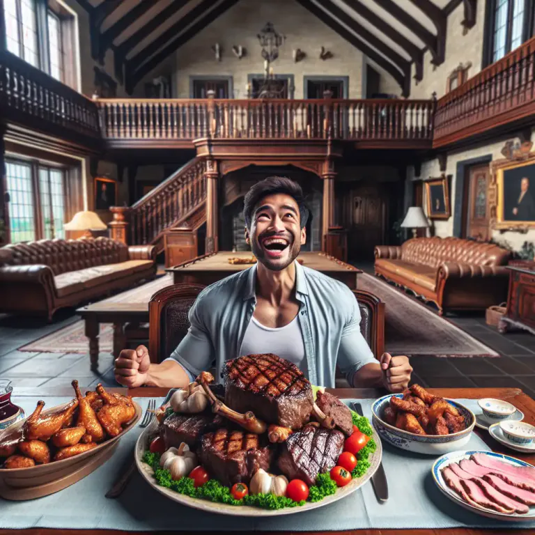 Visual representation of "carnivore" - A person who has a diet that includes mainly meat