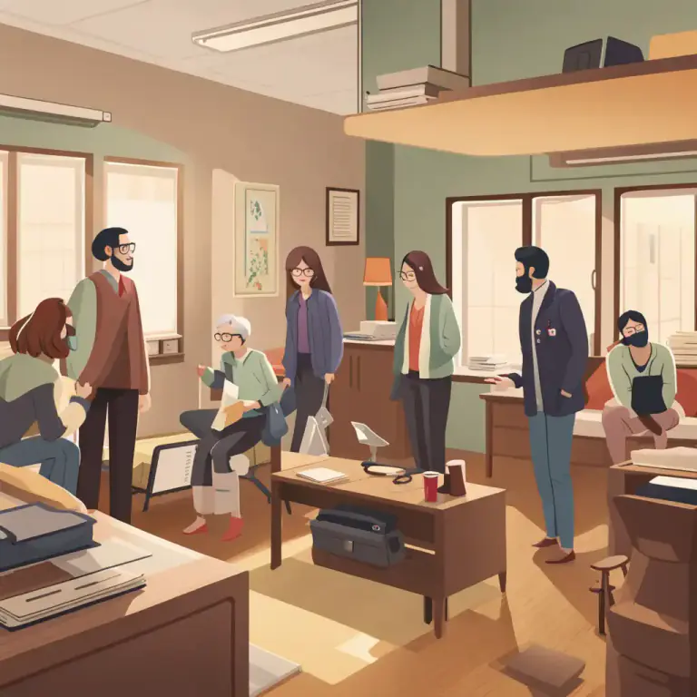 Visual representation of "in residence" - Living or staying in a particular place for a specific purpose, often for work or study