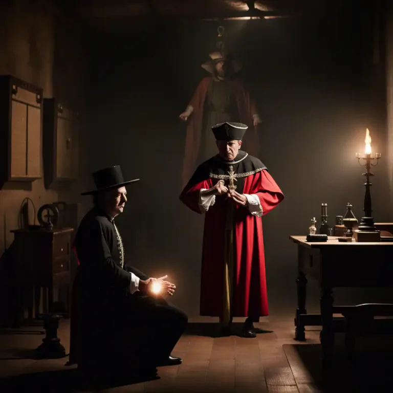 Visual representation of "inquisitor" - An official who makes sure people obey a particular law or rule