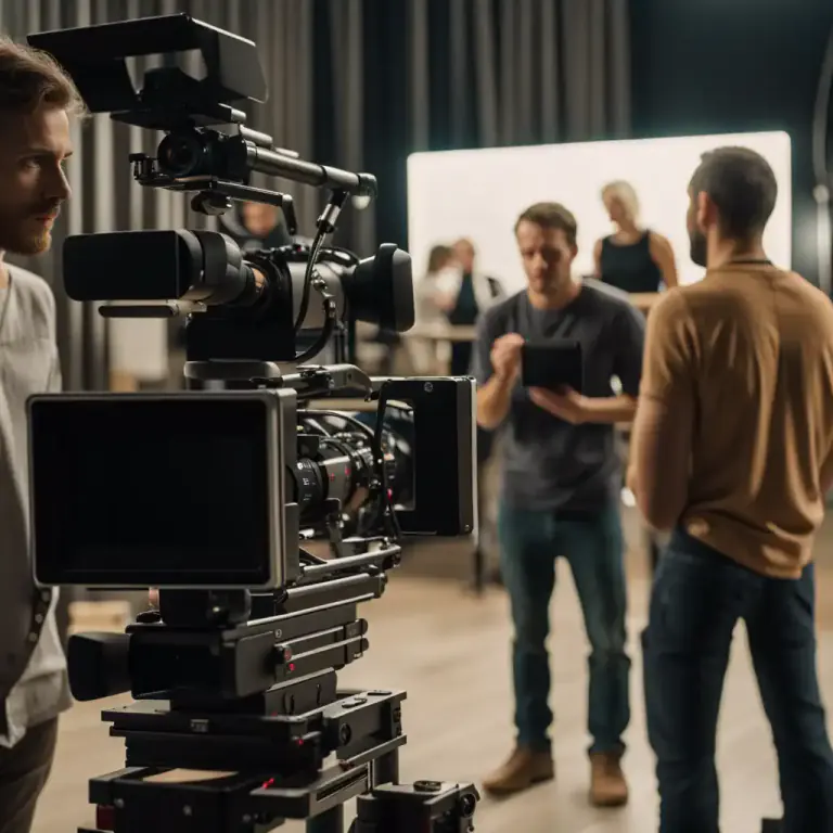 Visual representation of "in camera" - In real life, as it happens.