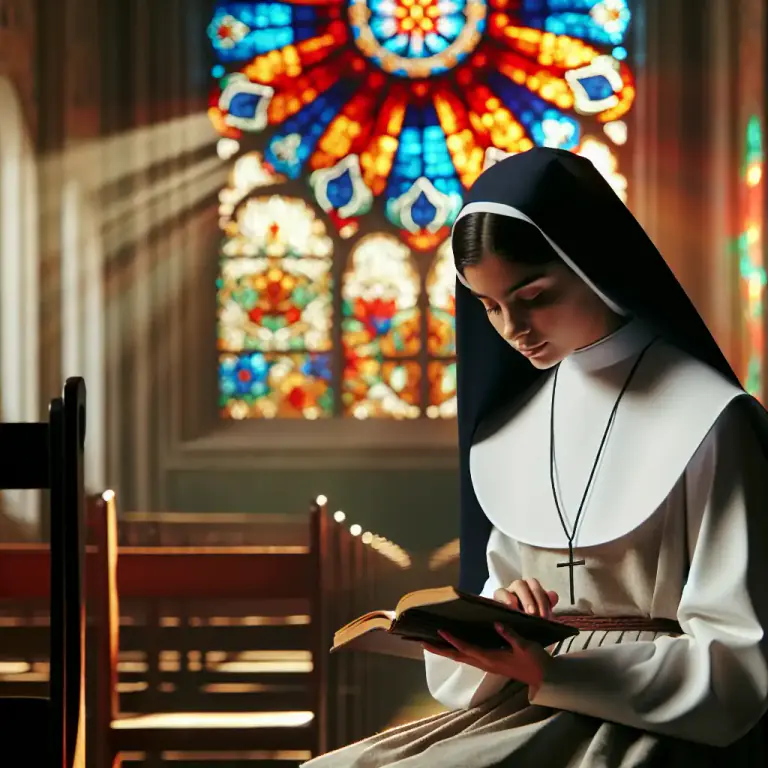 Visual representation of "novitiate" - A person who is a novice, especially in a religious order