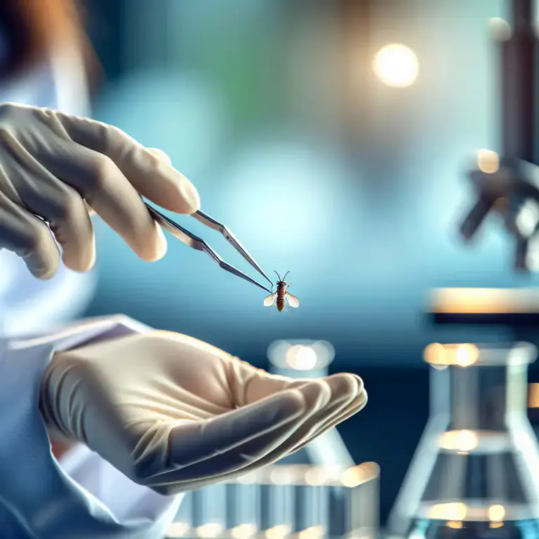 Visual representation of "forceps" - A tool with two blades used by scientists for picking up small things.